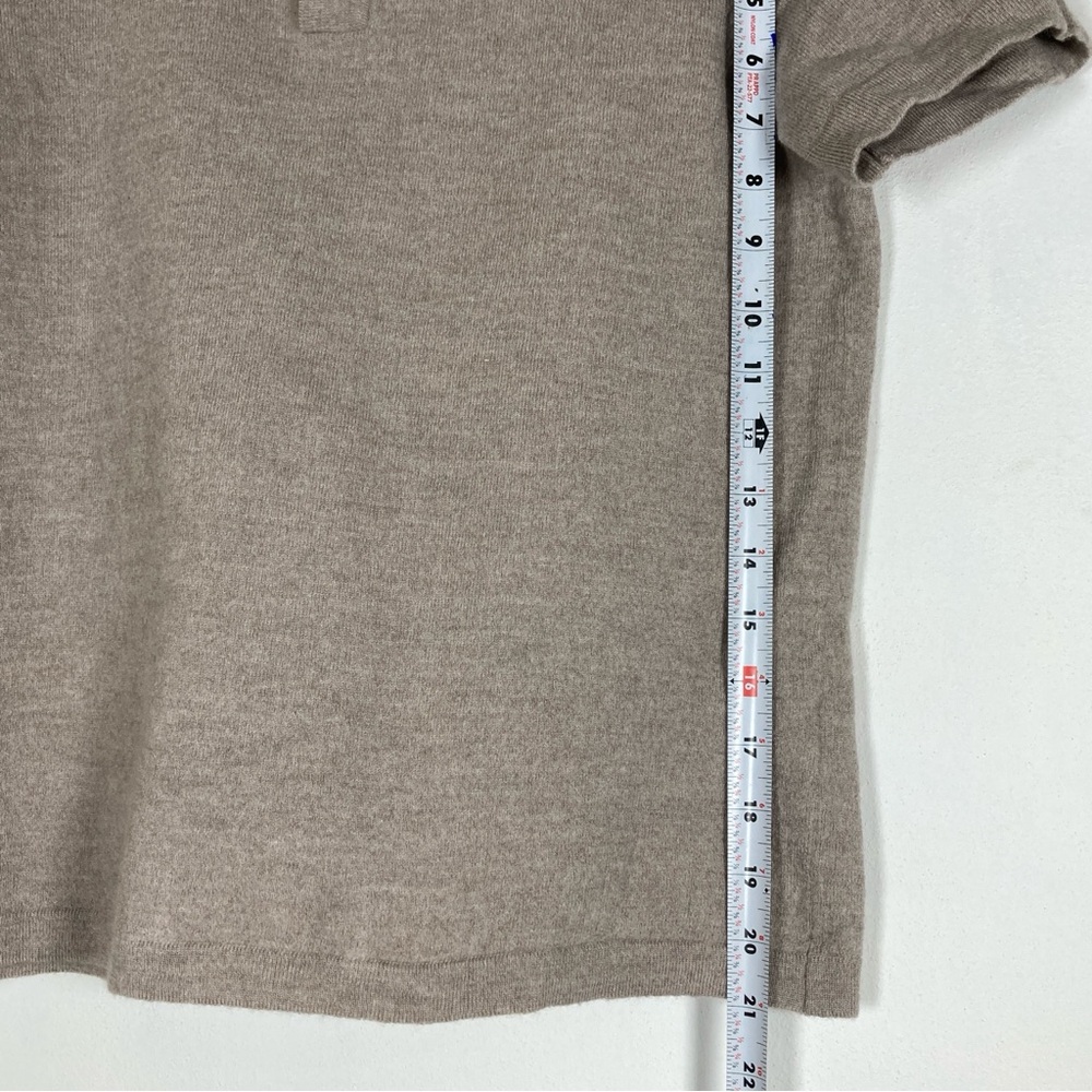 Christian Lacroix Shirt Sweater Men’s Beige Size M Extra fino Merino Wool - Picture 5 of 16